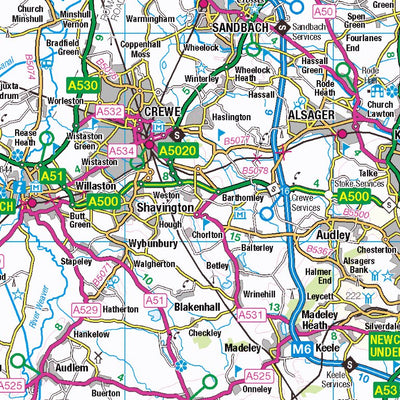 Shropshire (SJ) Map by UK Topographic Maps | Avenza Maps