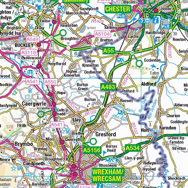 Shropshire (SJ) Map by UK Topographic Maps | Avenza Maps