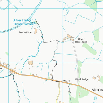UK Topographic Maps Shropshire (SJ31) digital map