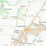 UK Topographic Maps Shropshire (SJ33) digital map