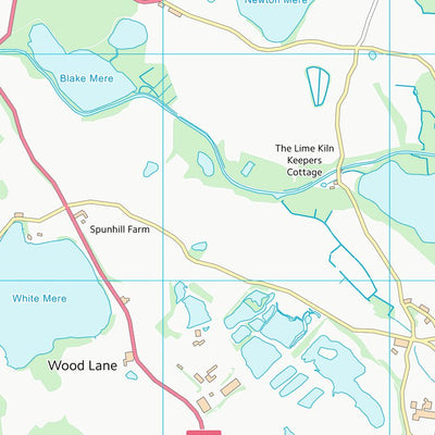 UK Topographic Maps Shropshire (SJ43) digital map