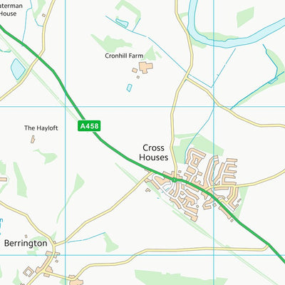 UK Topographic Maps Shropshire (SJ50) digital map