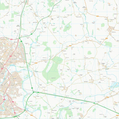 UK Topographic Maps Shropshire (SJ51) digital map