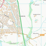 UK Topographic Maps Shropshire (SJ51) digital map