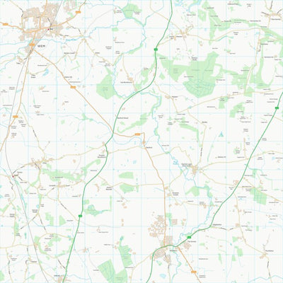 UK Topographic Maps Shropshire (SJ52) digital map