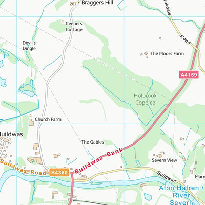 UK Topographic Maps Shropshire (SJ60) digital map