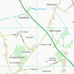 UK Topographic Maps Shropshire (SJ62) digital map