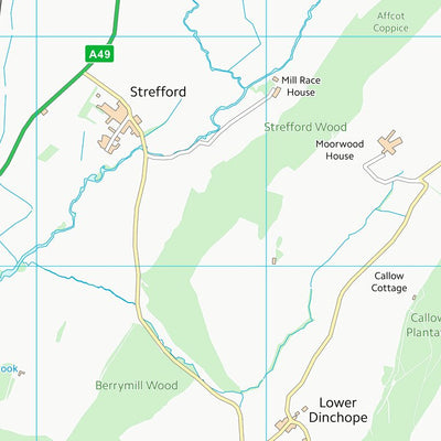 UK Topographic Maps Shropshire (SO48) digital map