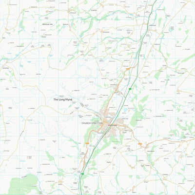 UK Topographic Maps Shropshire (SO49) digital map