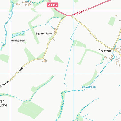 UK Topographic Maps Shropshire (SO57) digital map