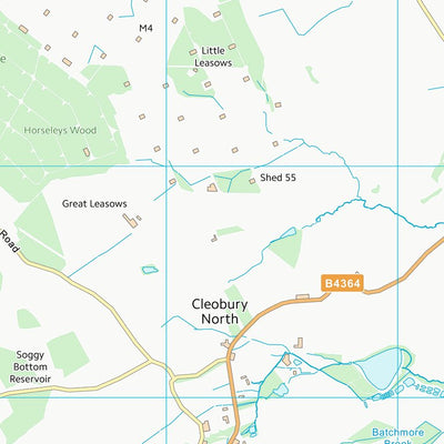 UK Topographic Maps Shropshire (SO68) digital map