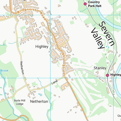 UK Topographic Maps Shropshire (SO78) digital map
