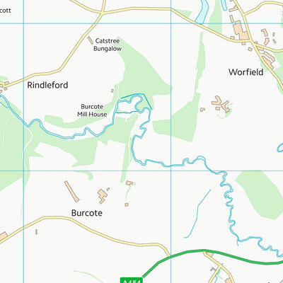 UK Topographic Maps Shropshire (SO79) digital map