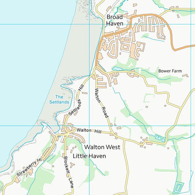 UK Topographic Maps Sir Benfro - Pembrokeshire (SM81) digital map