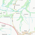 UK Topographic Maps Sir Benfro - Pembrokeshire (SM82) digital map