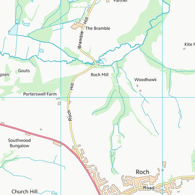 UK Topographic Maps Sir Benfro - Pembrokeshire (SM82) digital map
