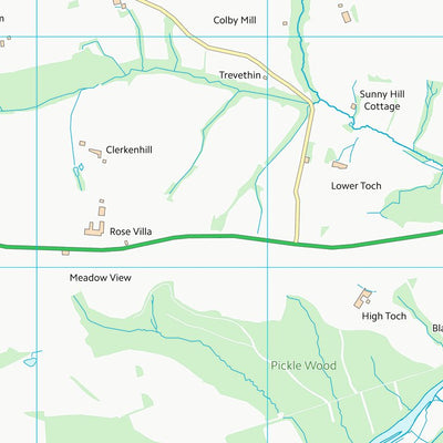 UK Topographic Maps Sir Benfro - Pembrokeshire (SN01) digital map