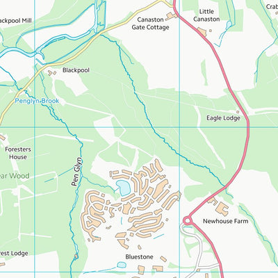 UK Topographic Maps Sir Benfro - Pembrokeshire (SN01) digital map