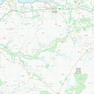 UK Topographic Maps Sir Benfro - Pembrokeshire (SN03) digital map