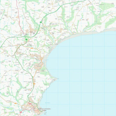 UK Topographic Maps Sir Benfro - Pembrokeshire (SN10) digital map