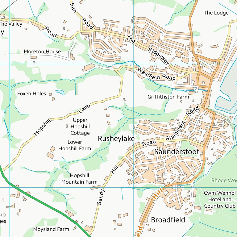 Sir Benfro - Pembrokeshire (SN10) Map by UK Topographic Maps | Avenza Maps