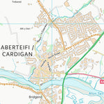 UK Topographic Maps Sir Benfro - Pembrokeshire (SN14) digital map