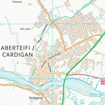 UK Topographic Maps Sir Benfro - Pembrokeshire (SN14) digital map