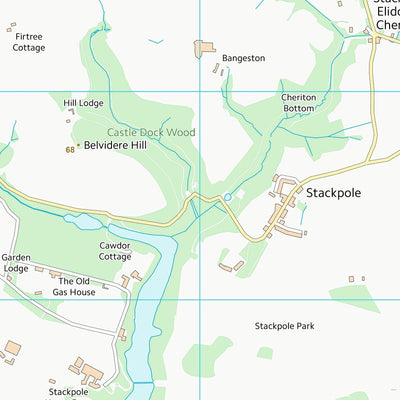 UK Topographic Maps Sir Benfro - Pembrokeshire (SR99) digital map