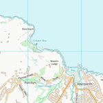 UK Topographic Maps Sir Ceredigion - Ceredigion (SN25) digital map