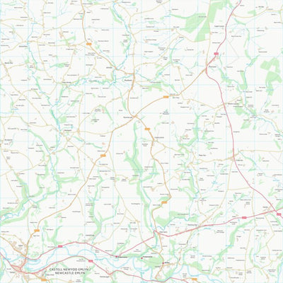 UK Topographic Maps Sir Ceredigion - Ceredigion (SN34) digital map