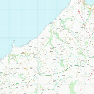UK Topographic Maps Sir Ceredigion - Ceredigion (SN35) digital map