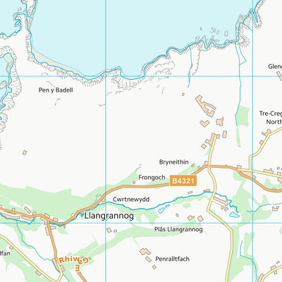 UK Topographic Maps Sir Ceredigion - Ceredigion (SN35) digital map