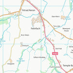 UK Topographic Maps Sir Ceredigion - Ceredigion (SN55) digital map