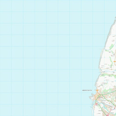 UK Topographic Maps Sir Ceredigion - Ceredigion (SN58) digital map