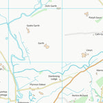 UK Topographic Maps Sir Ceredigion - Ceredigion (SN65) digital map