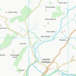 UK Topographic Maps Sir Ceredigion - Ceredigion (SN65) digital map