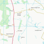 UK Topographic Maps Sir Ceredigion - Ceredigion (SN66) digital map