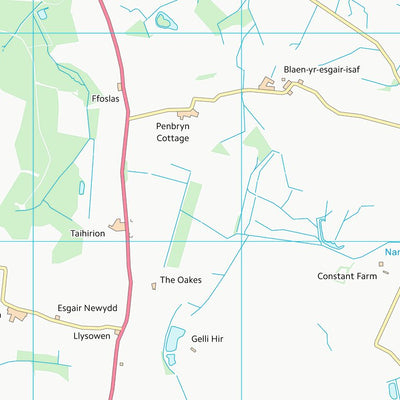 UK Topographic Maps Sir Ceredigion - Ceredigion (SN66) digital map