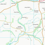 UK Topographic Maps Sir Ceredigion - Ceredigion (SN66) digital map