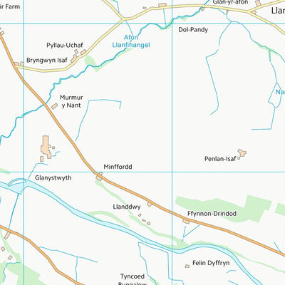 UK Topographic Maps Sir Ceredigion - Ceredigion (SN67) digital map