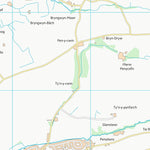 UK Topographic Maps Sir Ceredigion - Ceredigion (SN68) digital map