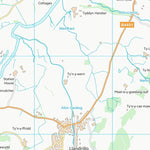 UK Topographic Maps Sir Ddinbych - Denbighshire (SJ03) digital map
