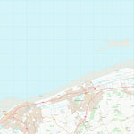 UK Topographic Maps Sir Ddinbych - Denbighshire (SJ08) digital map