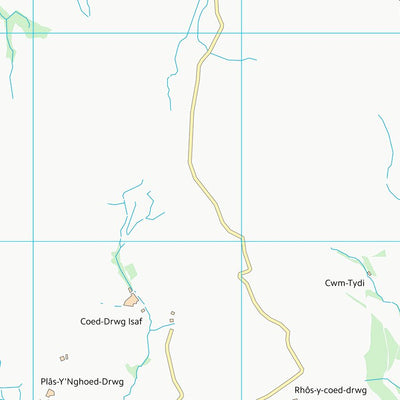 UK Topographic Maps Sir Ddinbych - Denbighshire (SJ14) digital map