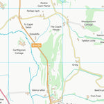 UK Topographic Maps Sir Ddinbych - Denbighshire (SJ15) digital map