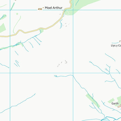 UK Topographic Maps Sir Ddinbych - Denbighshire (SJ16) digital map