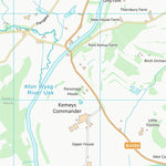 UK Topographic Maps Sir Fynwy - Monmouthshire (SO30) digital map