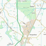 UK Topographic Maps Sir Fynwy - Monmouthshire (SO30) digital map