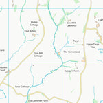 UK Topographic Maps Sir Fynwy - Monmouthshire (SO40) digital map
