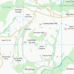 UK Topographic Maps Sir Fynwy - Monmouthshire (SO40) digital map
